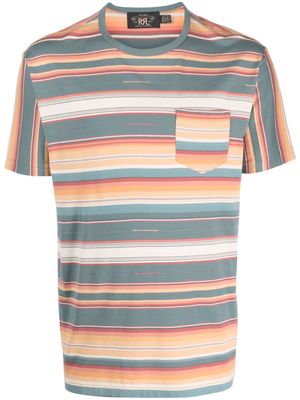 Ralph Lauren RRL striped short-sleeve T-shirt - Blue