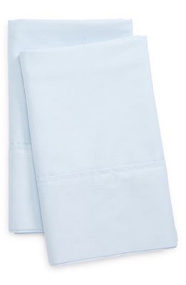 Ralph Lauren Set of 2 Organic Cotton Percale Pillowcases in True Pale Sky Blue