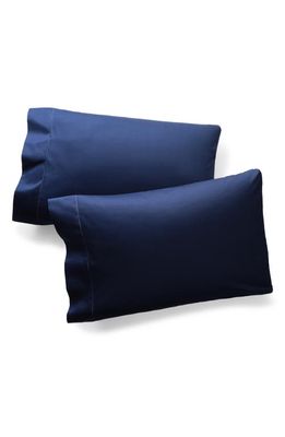 Ralph Lauren Set of 2 Organic Cotton Sateen Pillowcases in Polo Navy