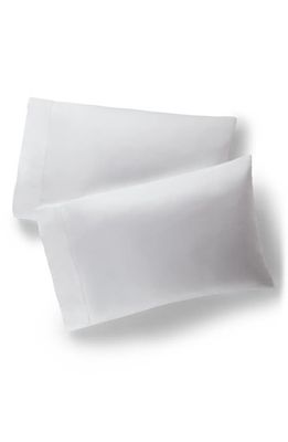 Ralph Lauren Set of 2 Organic Cotton Sateen Pillowcases in Studio White