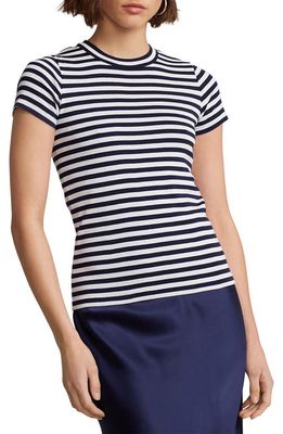 Ralph Lauren Stripe T-Shirt in Cruise Navy/White