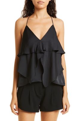 Ramy Brook Brittany Tiered Camisole in Black