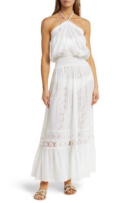 Ramy Brook Elyse Broderie Anglaise Cover-Up Dress in White