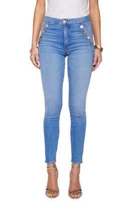 Ramy Brook Helena Button Detail Ankle Skinny Jeans in Light Wash