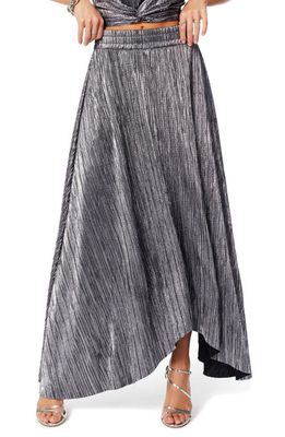 Ramy Brook Olara Maxi Skirt in Silver