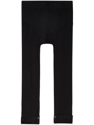 Random Identities elasticated-waistband cotton-blend leggings - Black