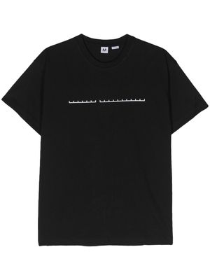 Random Identities logo-print cotton T-shirt - Black