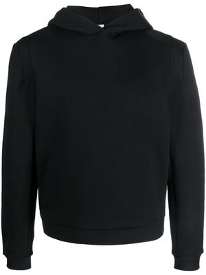 Random Identities long-sleeve cotton hoodie - Black