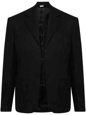 Random Identities open-front twill blazer - Black
