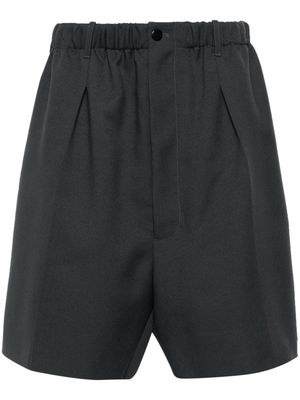 Random Identities Worker mid-rise drop-crotch shorts - Grey