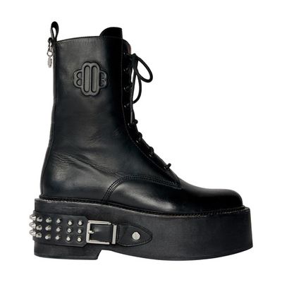 Ranger ankle boots with punk details