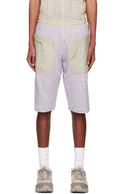 RANRA Gray Cotton Shorts
