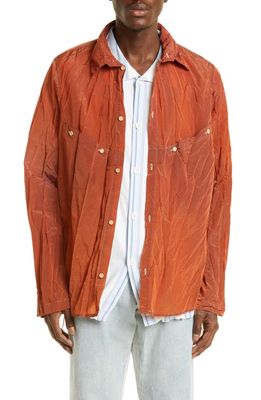RANRA Jor Shirt Jacket in Pureed Pumpkin 1245