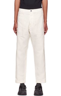 RANRA Off-White Lyocell Trousers