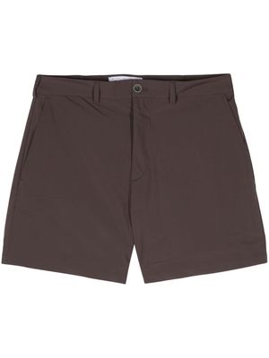 RANRA straight-leg bermuda shorts - Brown