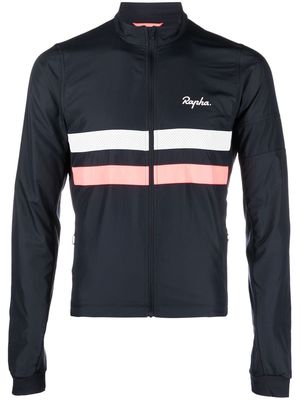 Rapha Brevet striped performance track jacket - Blue