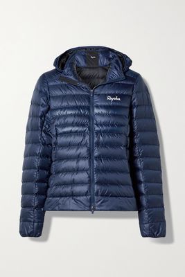 Rapha - Explore Hooded Quilted Ripstop Down Jacket - Blue