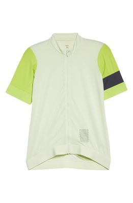 Rapha Pro Team Training Cycling Jersey in Lime Cream /Acid Lime