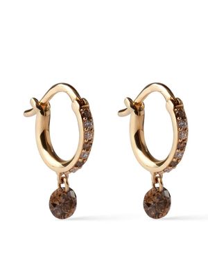 Raphaele Canot 18kt yellow gold diamond hoop earrings