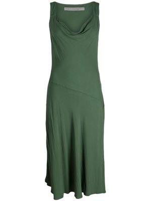 Raquel Allegra cowl-neck sleeveless dress dress - Green