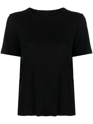 Raquel Allegra round-neck cotton T-shirt - Black