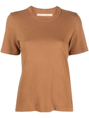 Raquel Allegra round-neck cotton T-shirt - Neutrals