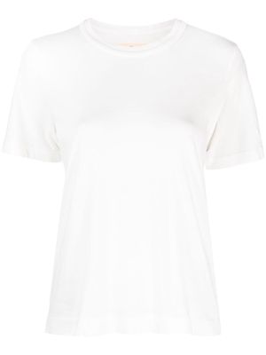 Raquel Allegra round-neck cotton T-shirt - White