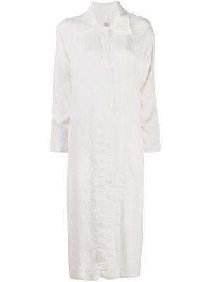 Raquel Allegra shirt maxi dress - White