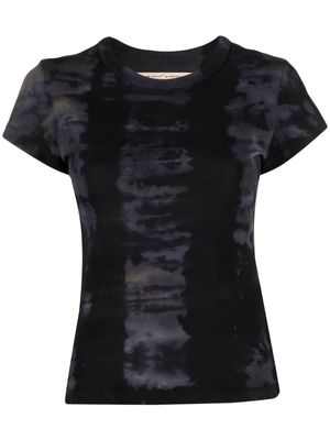 Raquel Allegra tie-dye cotton T-shirt - Black
