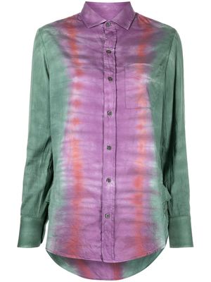 Raquel Allegra tie-dye shirt - Multicolour