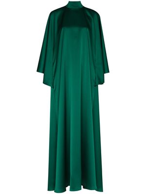 RASARIO draped-detail maxi dress - Green