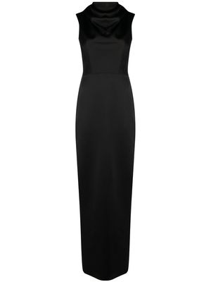 RASARIO lace-panel sleeveless dress - Black