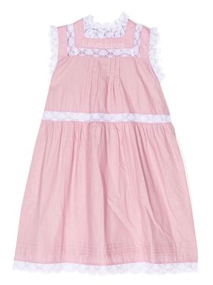 Raspberry Plum Victoria sleeveless cotton dress - Pink