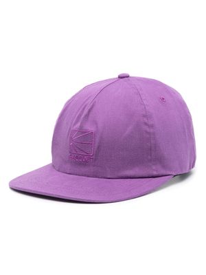 RASSVET embroidered-logo cotton baseball cap - Purple