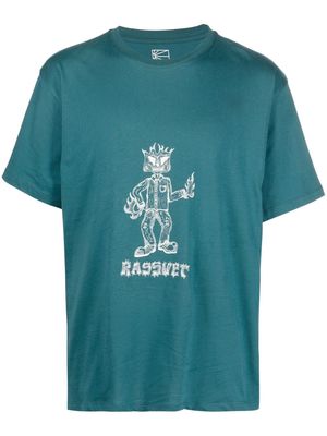 RASSVET graphic-print cotton T-shirt - Green