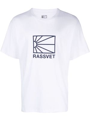 RASSVET graphic-print cotton T-shirt - White