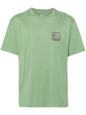 RASSVET logo-appliqué cotton T-shirt - Green