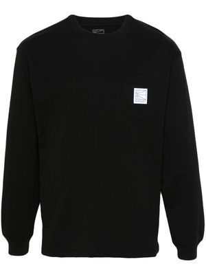 RASSVET logo-patch cotton T-shirt - Black