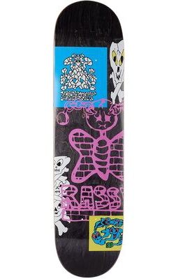 Rassvet Multicolor Captek Skateboard Deck, 8.37 in