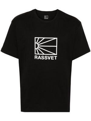 RASSVET Paccbet logo-print T-shirt - Black