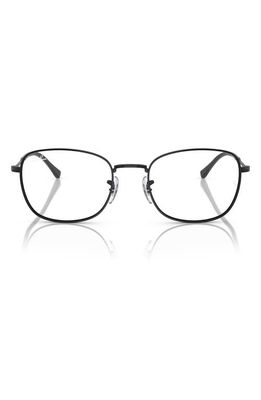 Ray-Ban 51mm Irregular Optical Glasses in Black