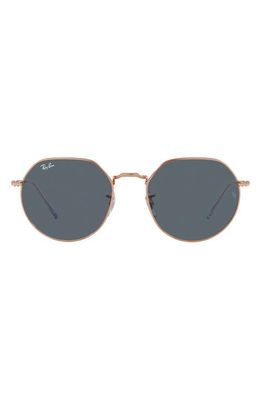 Ray-Ban 51mm Round Sunglasses in Blue