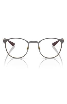 Ray-Ban 52mm Phantos Optical Glasses in Dark Grey