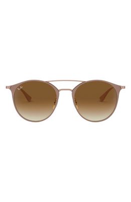 Ray-Ban 52mm Round Sunglasses in Copper