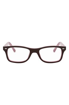 Ray-Ban 53mm Square Optical Glasses in Pink