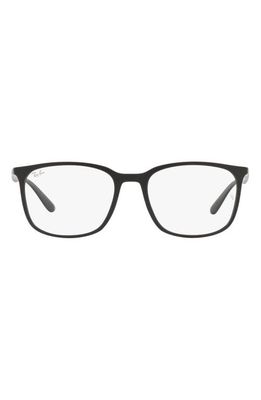 Ray-Ban 54mm Square Optical Glasses in Sand Black