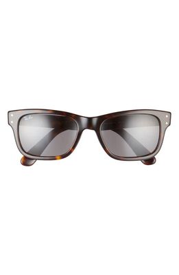 Ray-Ban 55mm Rectangular Sunglasses in Havana/Dark Grey