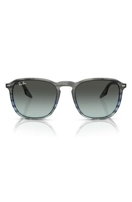 Ray-Ban 55mm Square Sunglasses in Grey Gradient