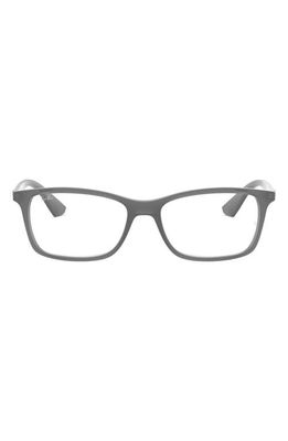 Ray-Ban 56mm Optical Glasses in Trans Mat Grey