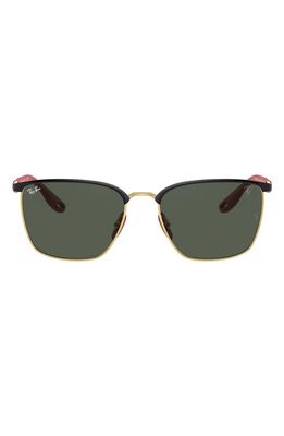 Ray-Ban 56mm Square Sunglasses in Top Black